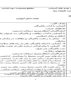 طرح درس طبیعت زیبا هدیه آسمانی دوم ابتدایی درس شانزدهم