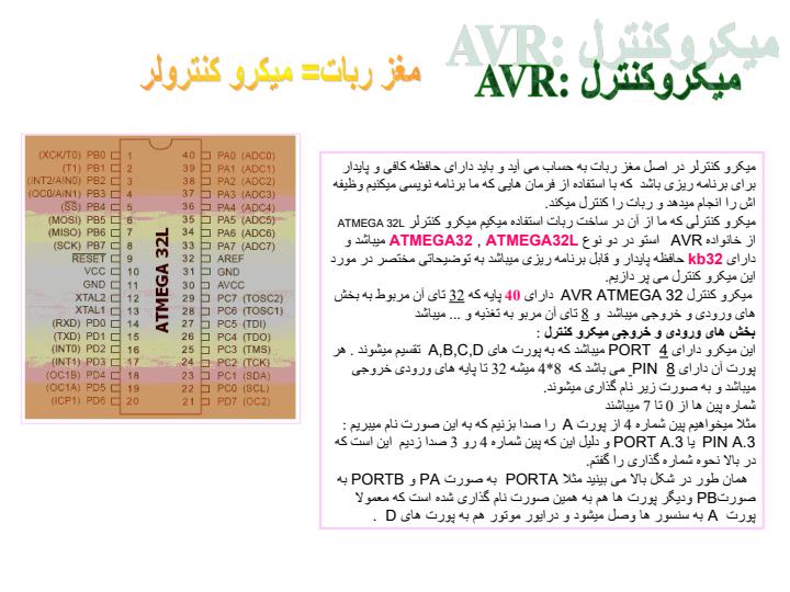 پاورپوینت اجزای مدار روبوت