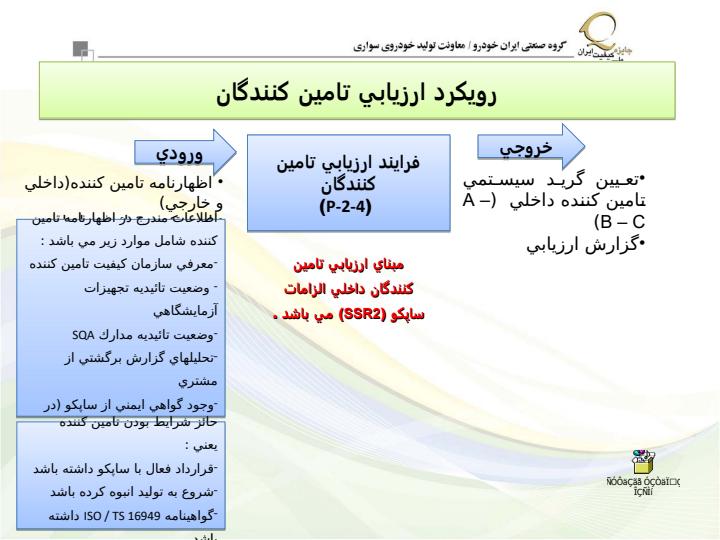 پاورپوینت مديريت توسعه تامين كنندگان