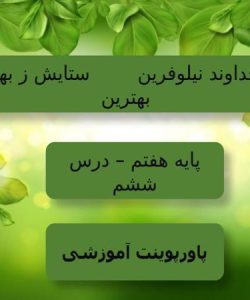 پاورپوینت فارسی هفتم درس 6 قلب کوچکم را به چه کسی بدهم