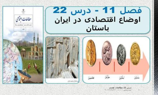 پاورپوینت مطالعات اجتماعی هفتم درس 22 اوضاع اقتصادی در ایران باستان
