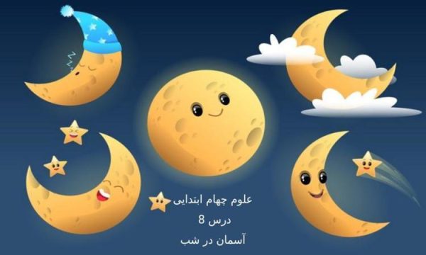 پاورپوینت-علوم-چهارم-درس-۸-آسمان-در-شب