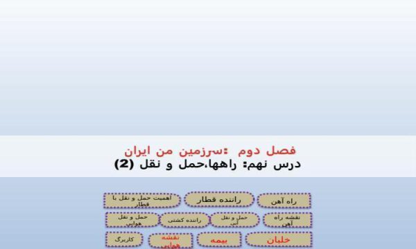 پاورپوینت-مطالعات-اجتماعی-درس-۹-راهها-و-حمل-و-نقل-دوم