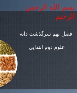 پاورپوینت-علوم-دوم-درس-۹-سرگذشت-دانه