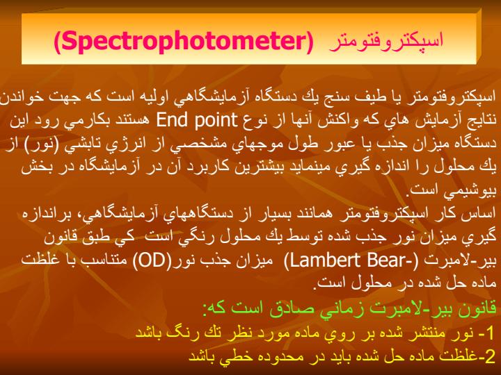 اسپكتروفتومتر-قانون-بیر-لامبرت2
